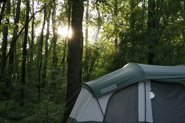 tent camping