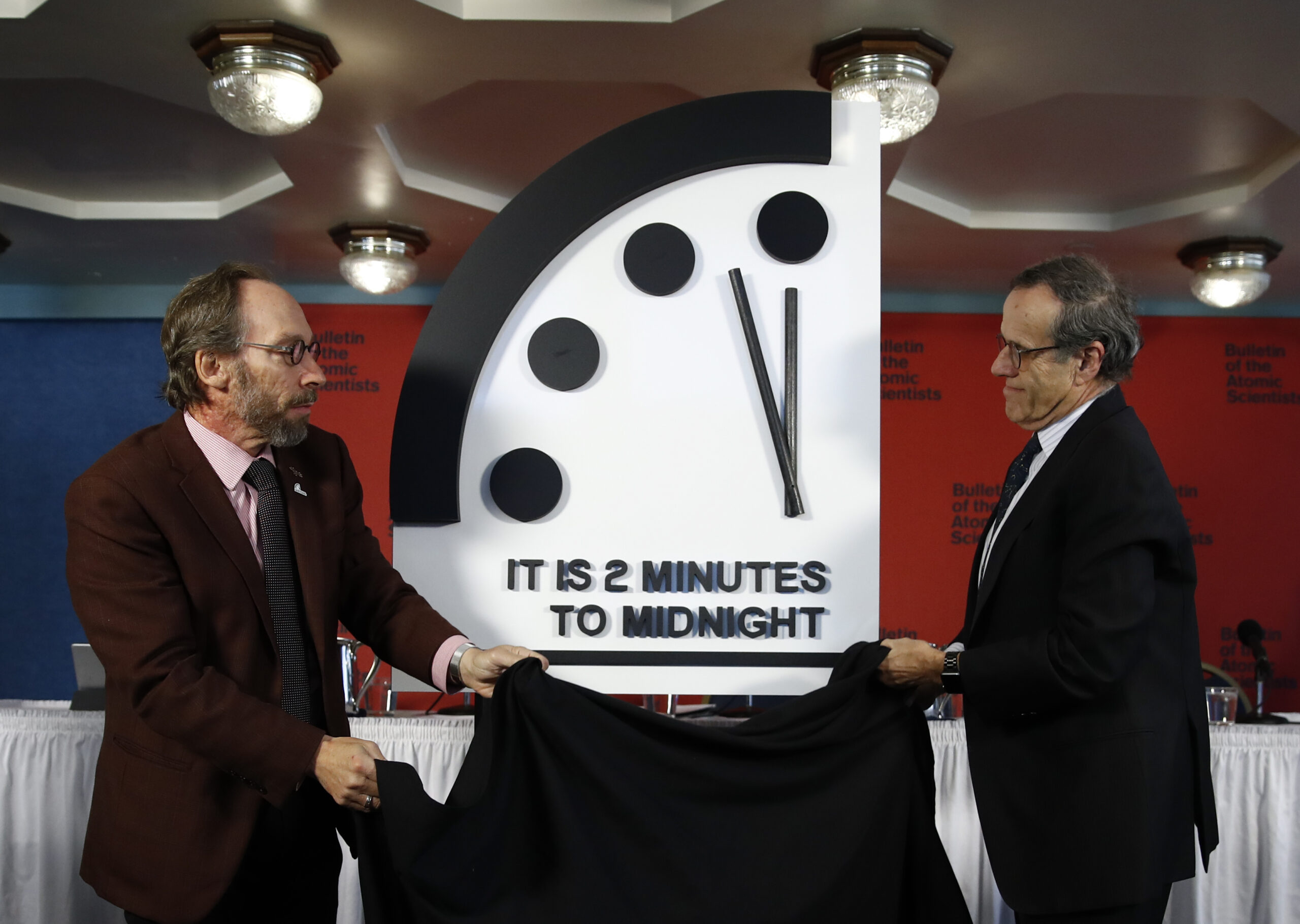 Doomsday Clock Two Minutes Midnight Scientists Apocalypse