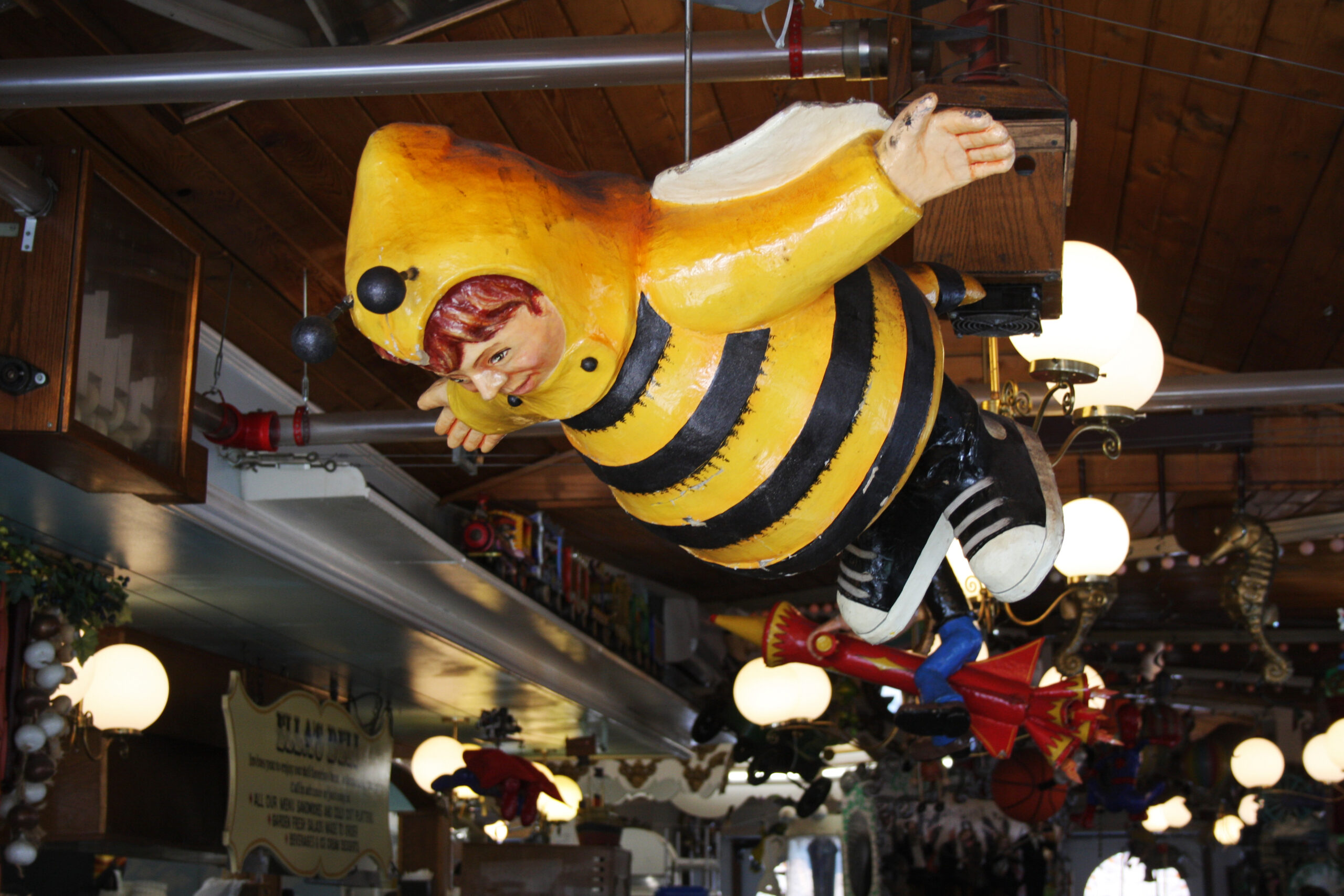 Model Child in bee costume