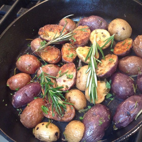 RECIPE: Cast-Iron Skillet Roasted Rosemary Potatoes