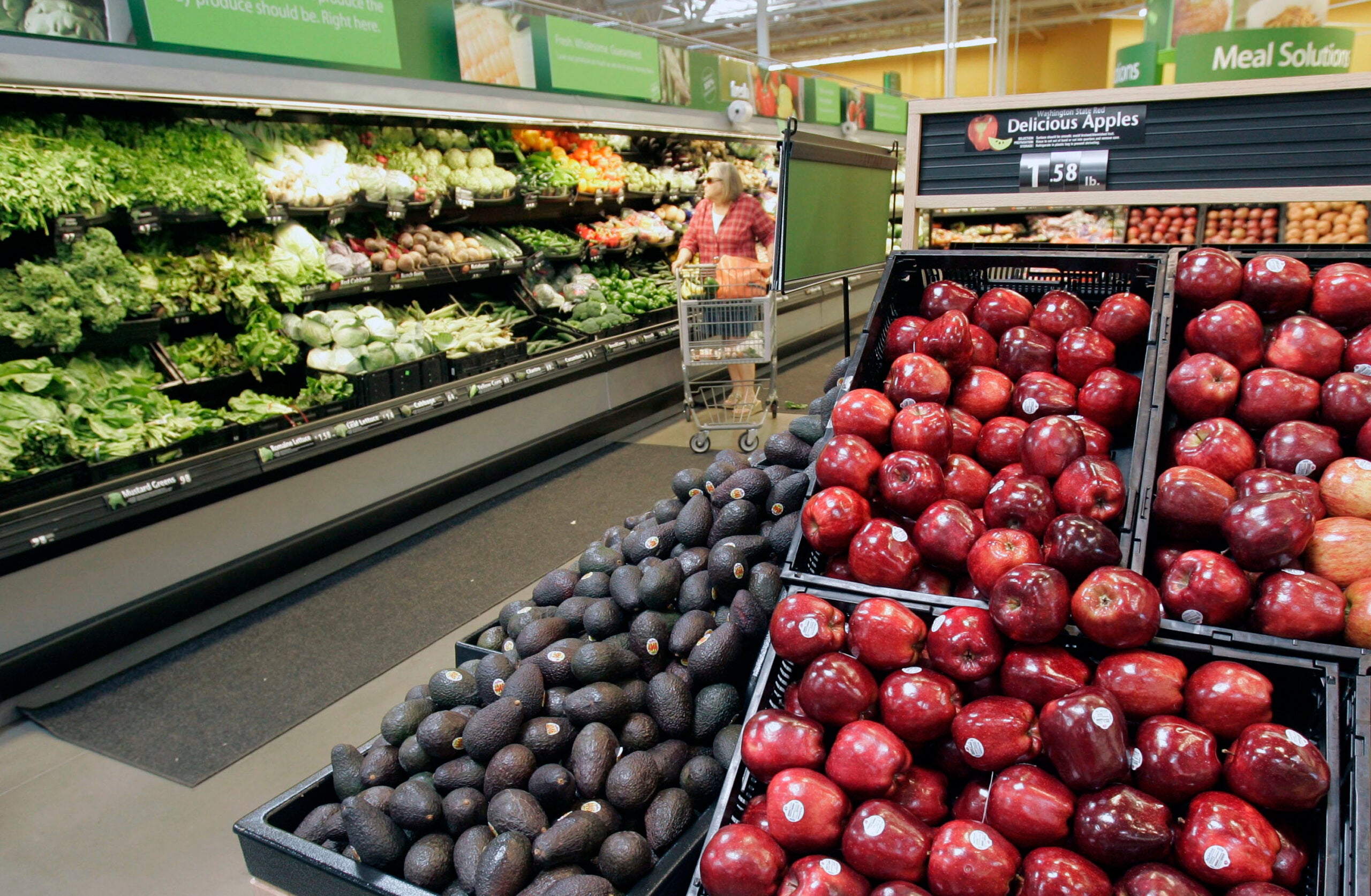 Grocery Fruits Vegetables Apples Avocados Food Hunger Produce Supermarket