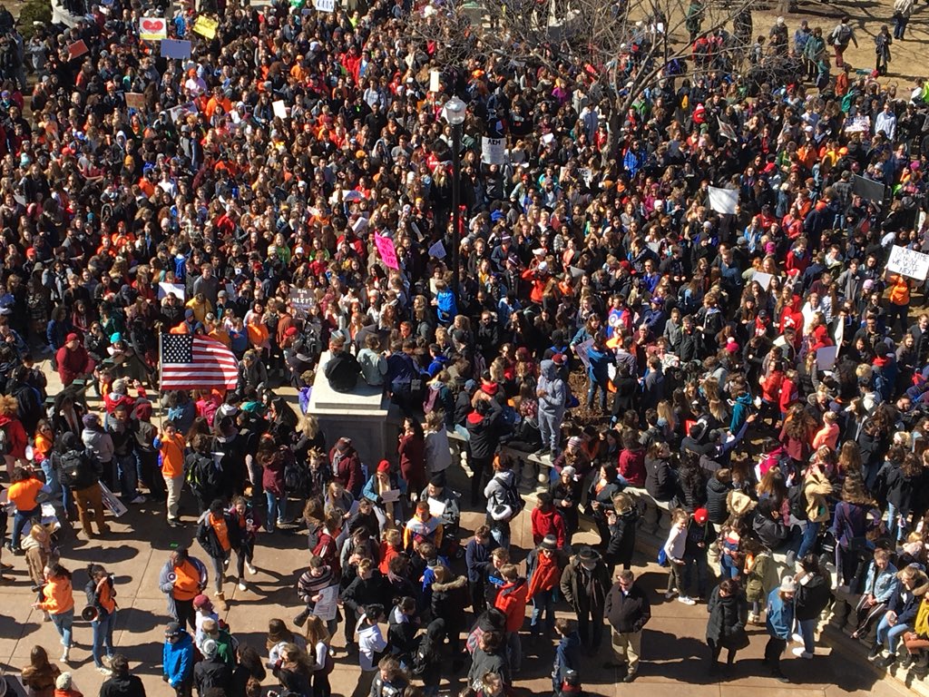 National Gun Protest Comes To Wisconsin As Students Walk Out