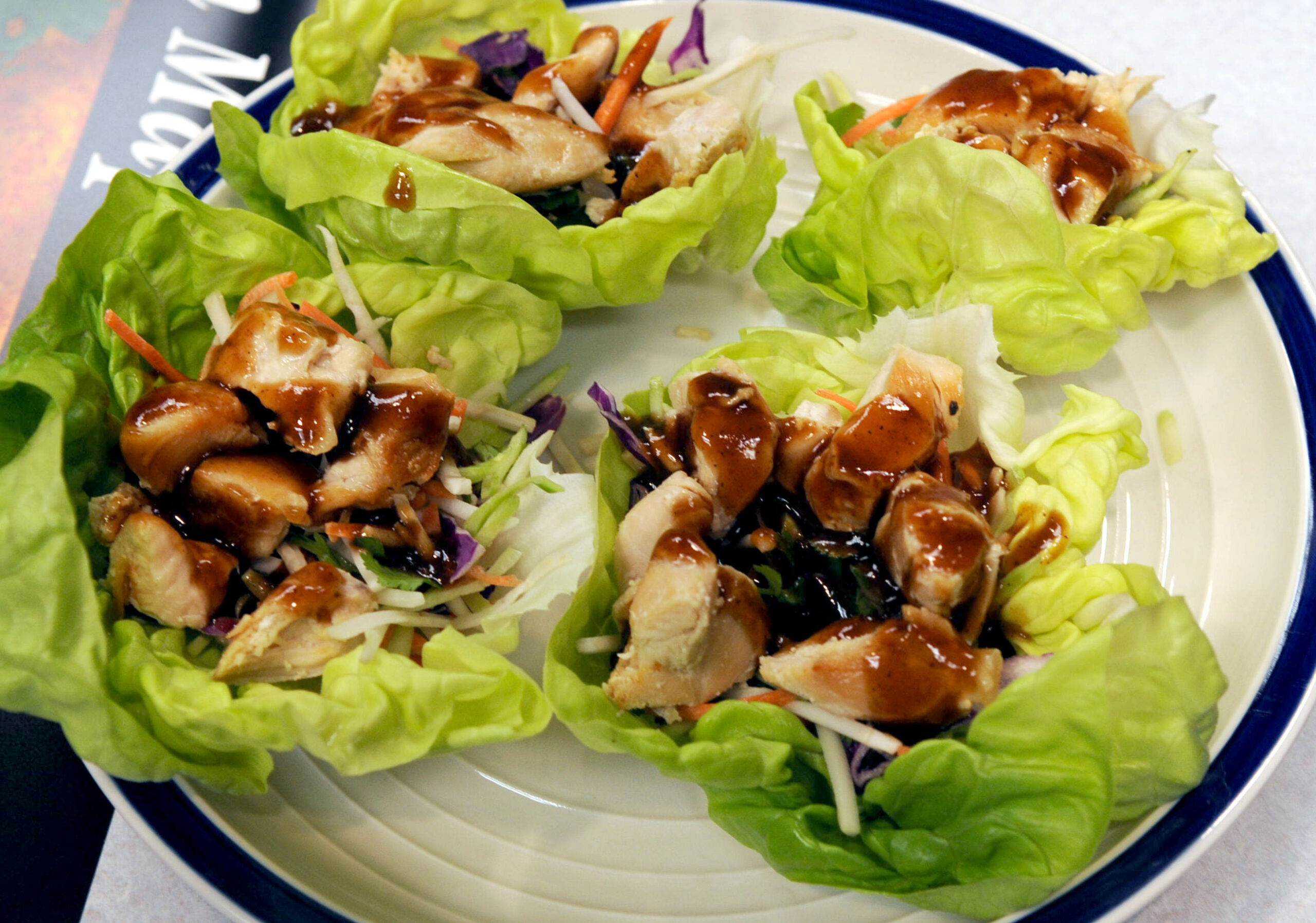 Spicy Soy Chicken Lettuce Wraps