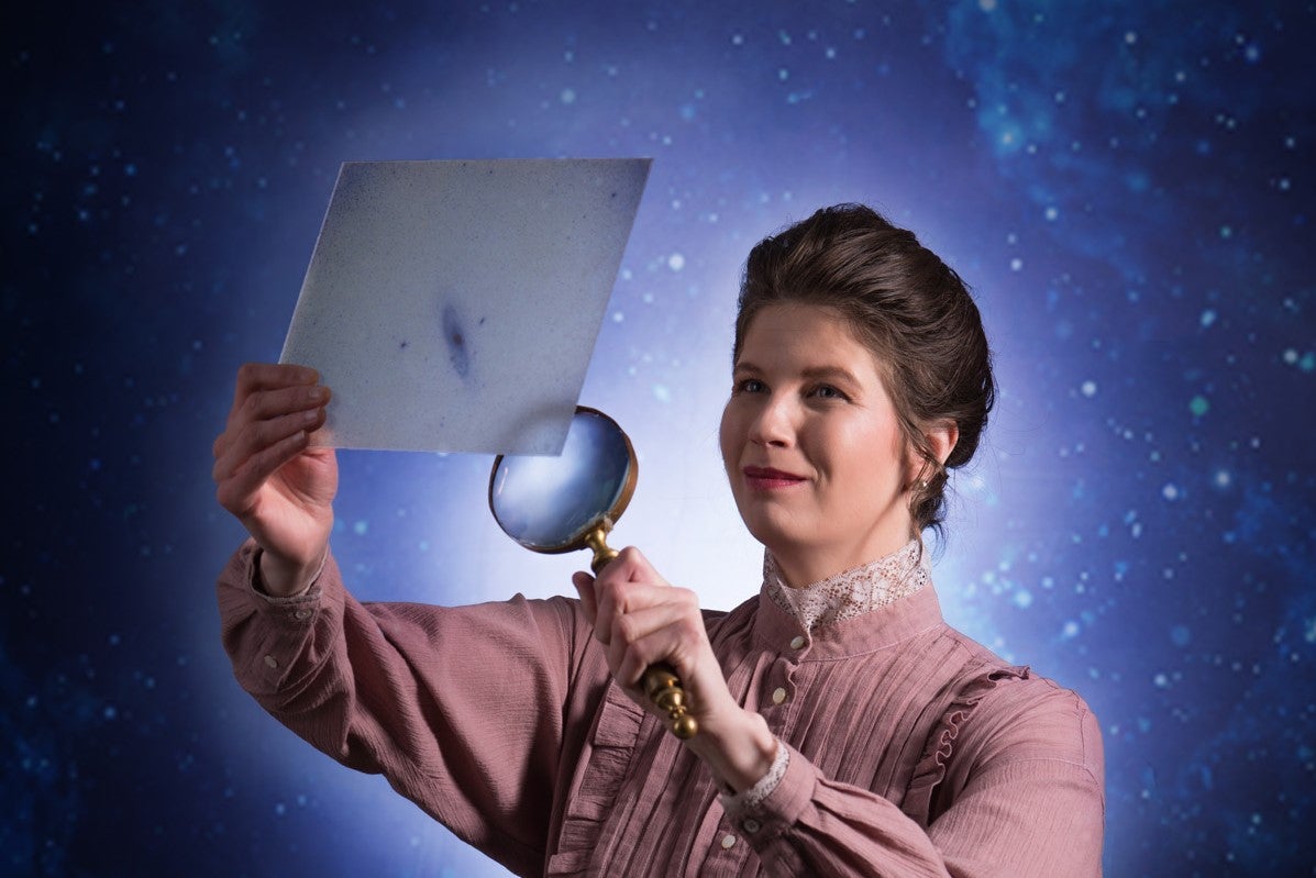 Megan K. Pence in the Commonweal Theatre's production of Silent Sky