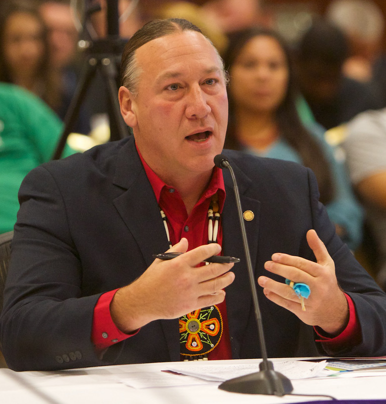 Mic Isham, Chair of the Lac Courte Oreilles Band of Lake Superior Chippewa Indians.