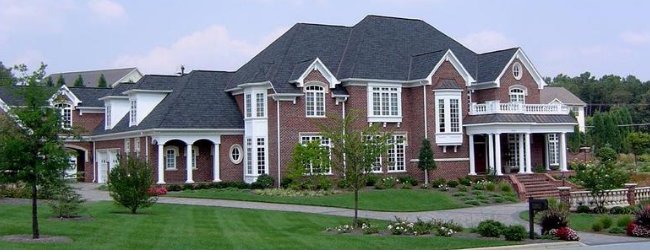 Large brick house