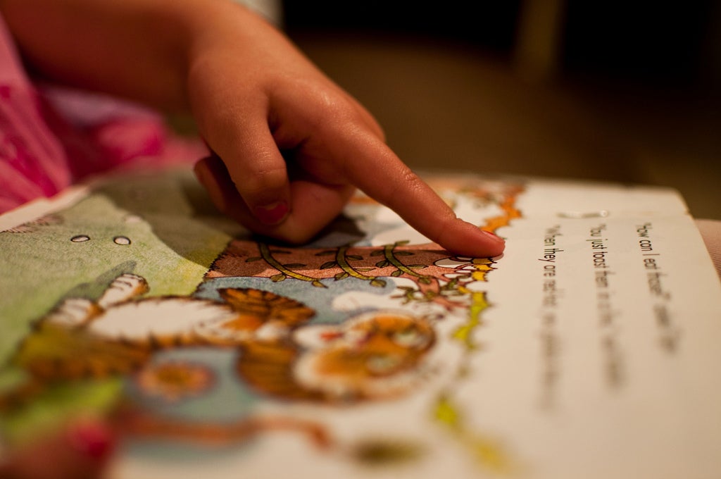 child reading
