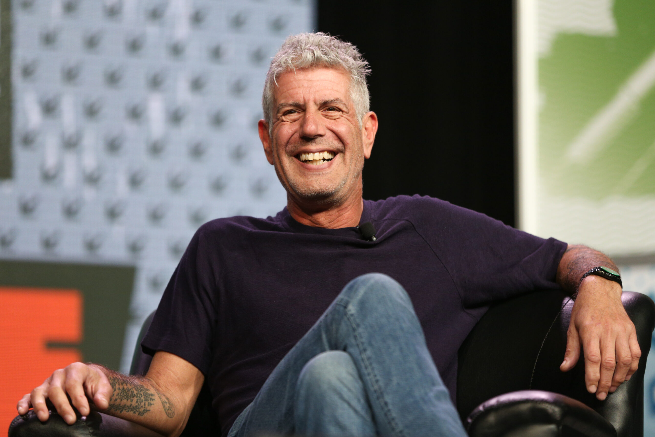 Anthony Bourdain speaks during South By Southwest