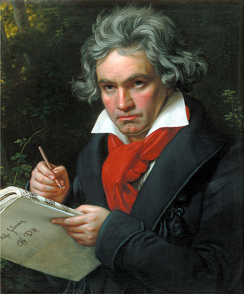 Portrait of Ludwig van Beethoven by Joseph Karl Stieler