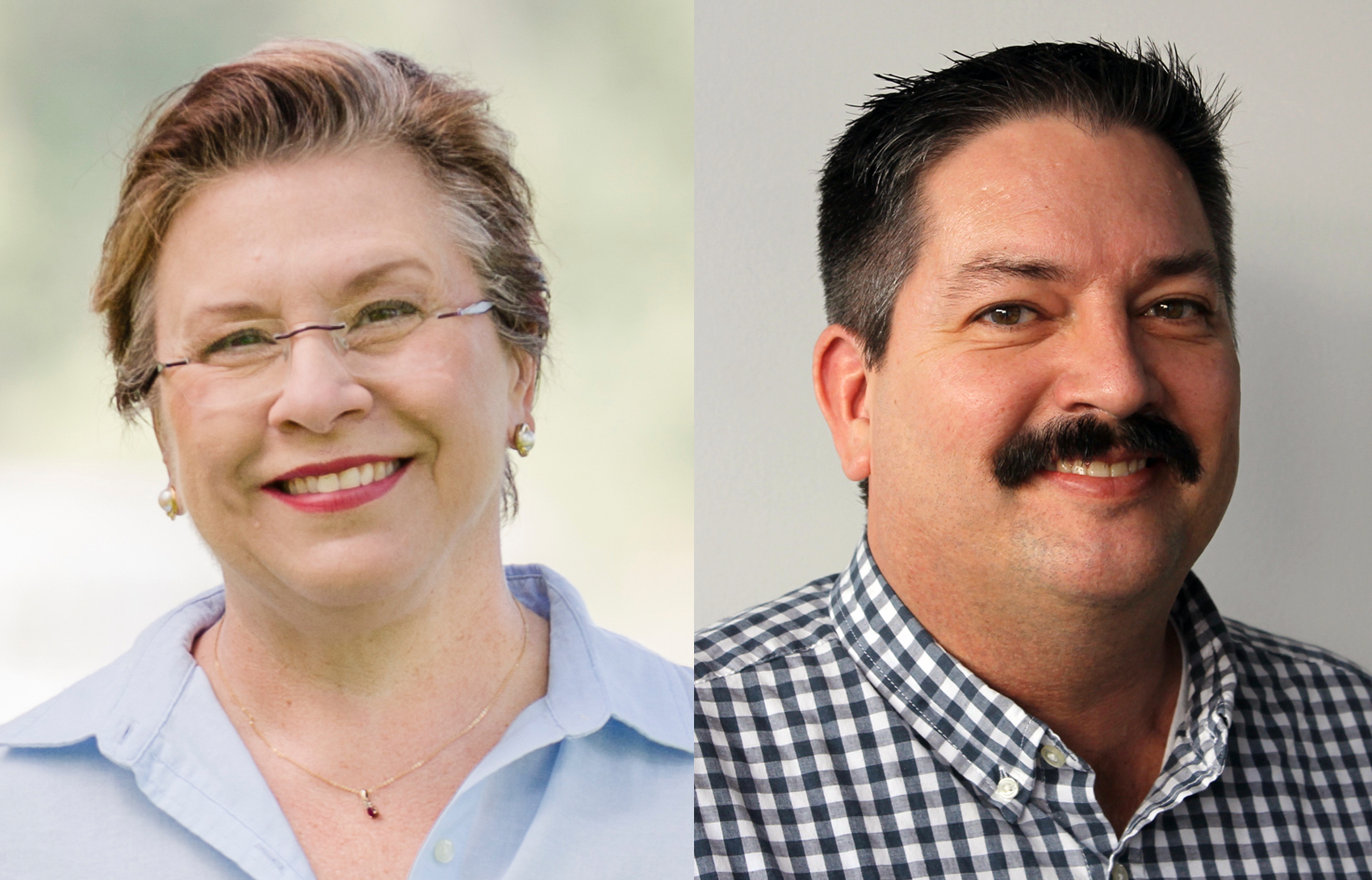 Cathy Myers and Randy Bryce