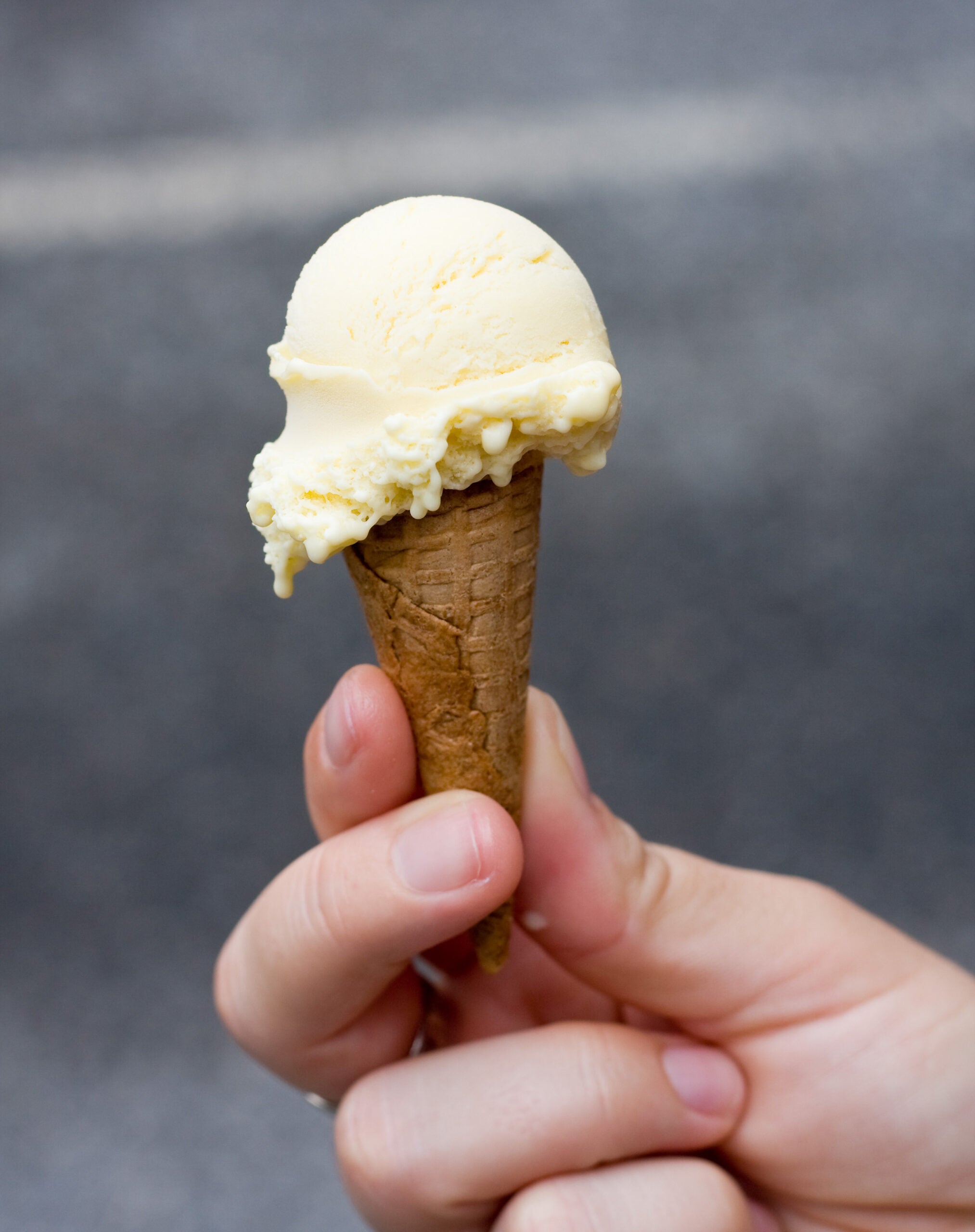 Sweet corn ice cream