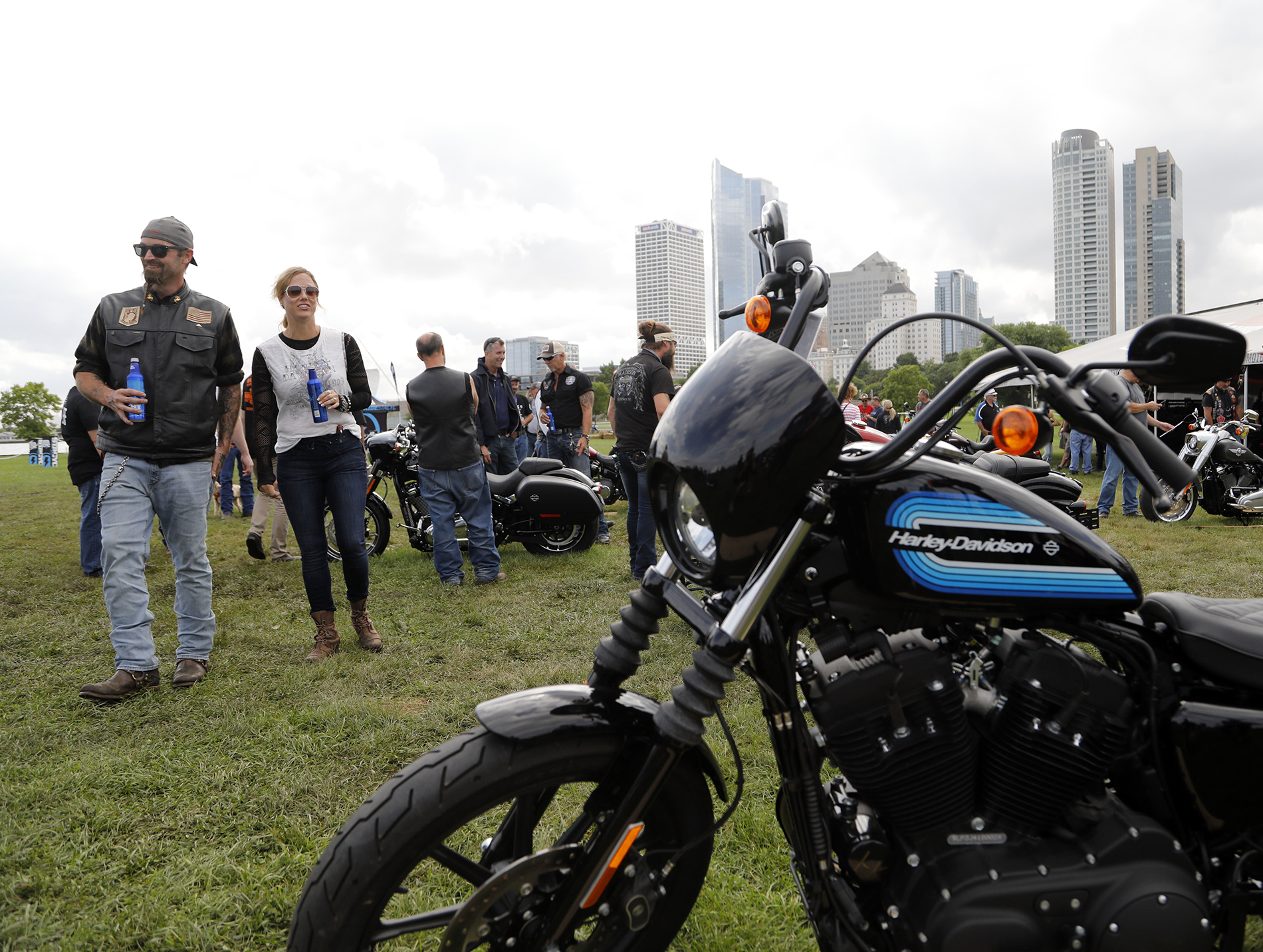 Riders from around the world arrived in Milwaukee to celebrate Harley-Davidson's 115th Anniversary
