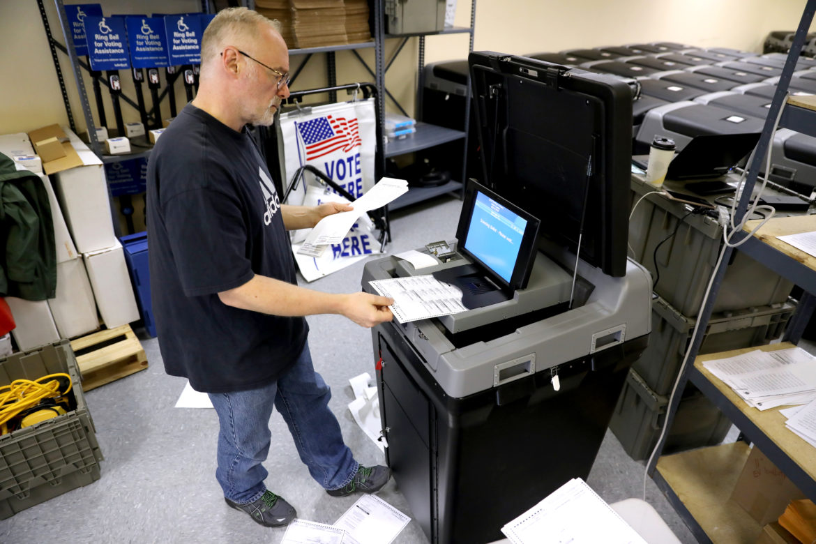 public test of election equipment