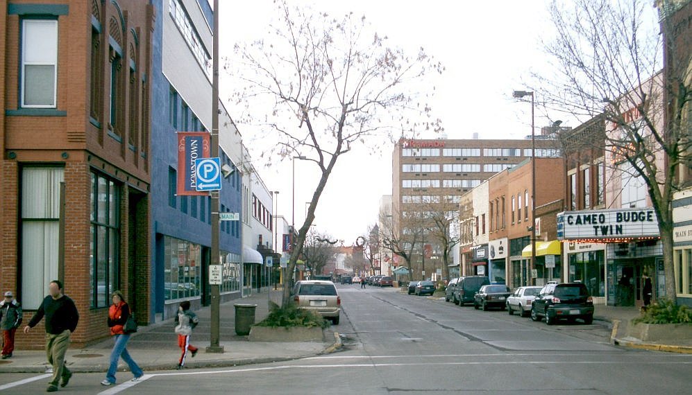 Barstow Street, Eau Claire, Wisconsin, 2005, downtown