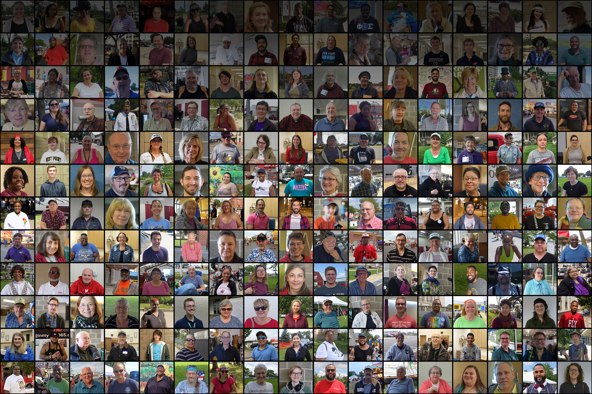 Collage of participants in WPR's Beyond the Ballot