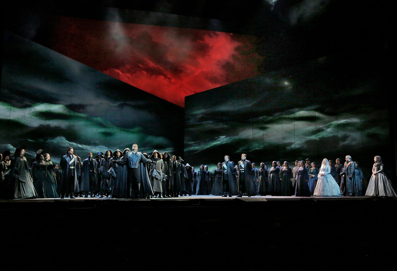 A scene from the Met production of Verdi's "Otello."