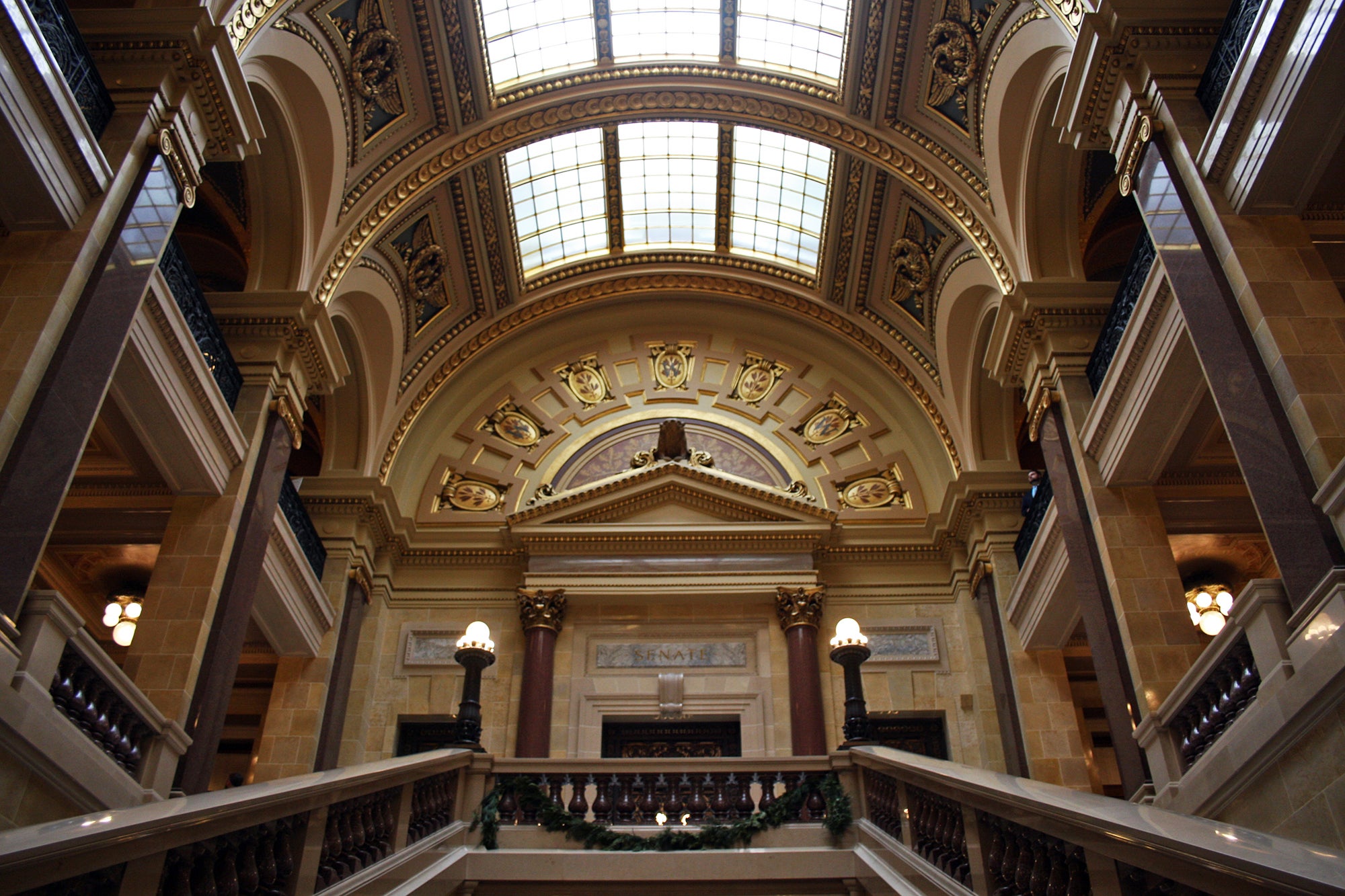 The state Senate in Wisconsin's Capitol building