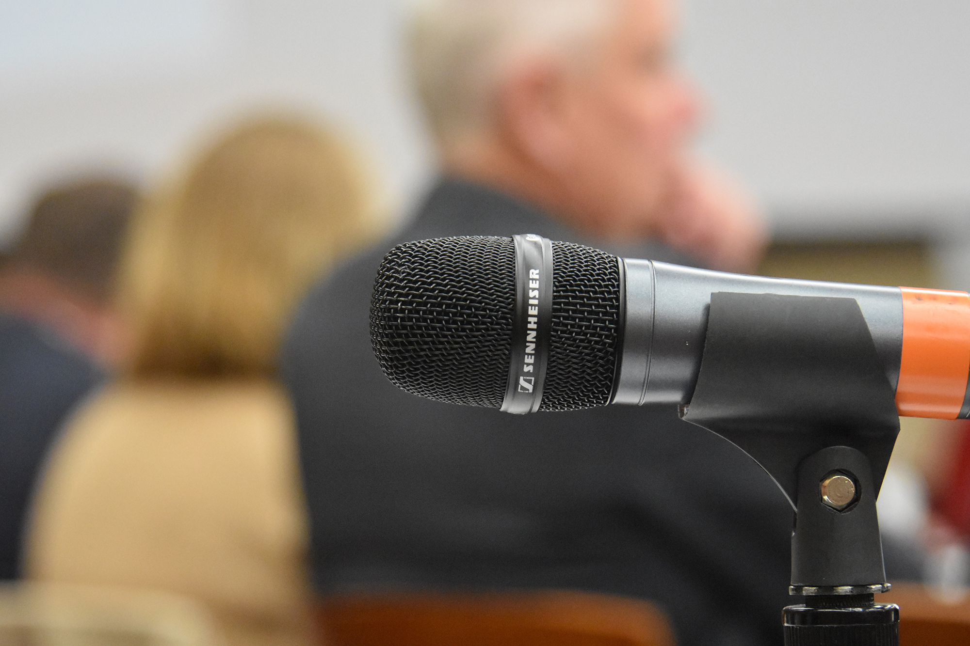 Microphone at UW System regents meeting