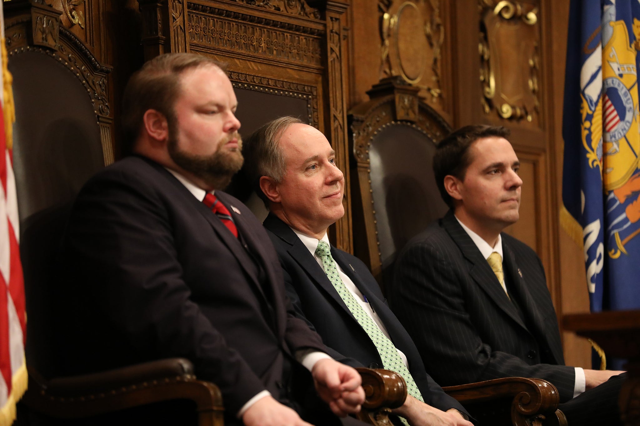 Roger Roth, Tyler August and Robin Vos