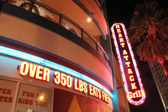 The Heart Attack Grill in Las Vegas, Nevada