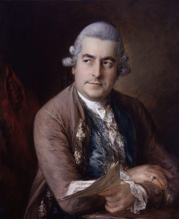Portrait of opera composer Johann Christian Bach