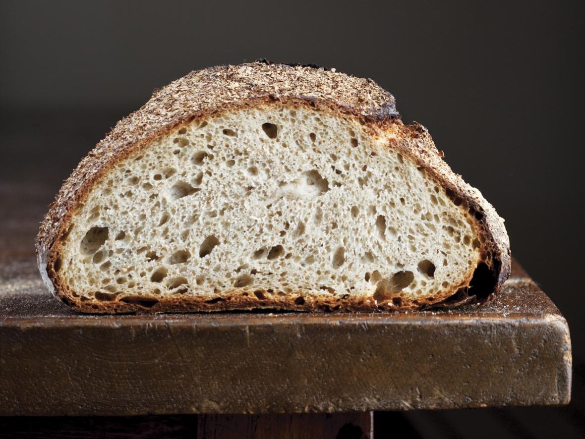 Bran-Encrusted Levain Bread