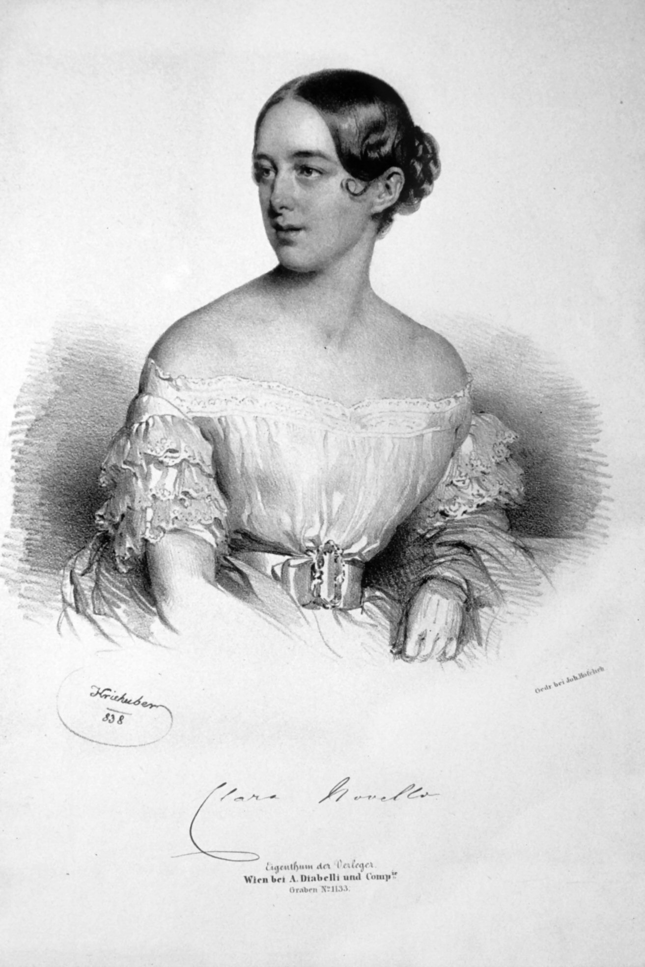Photo of soprano Clara Novello