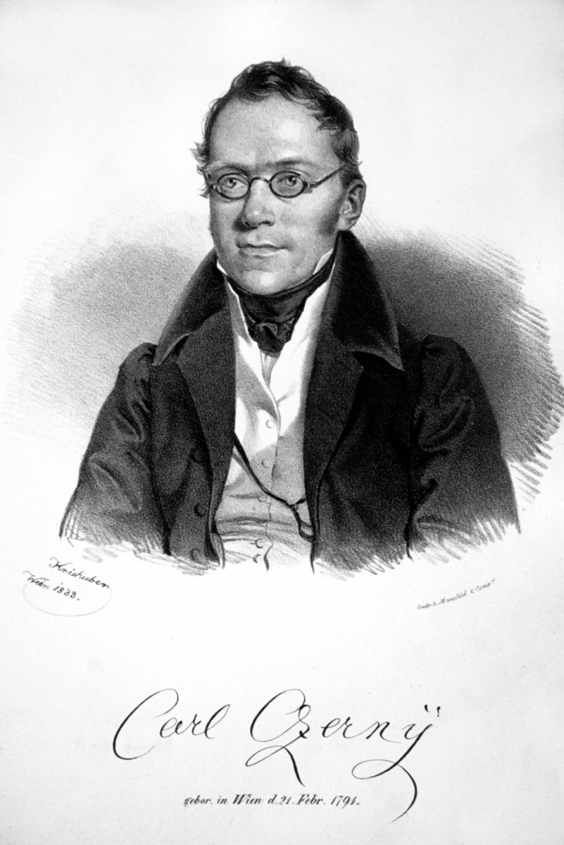 Portrait of Pianist Carl Czerny