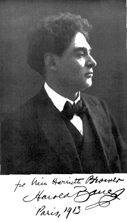 Photo of pianist Harold Bauer