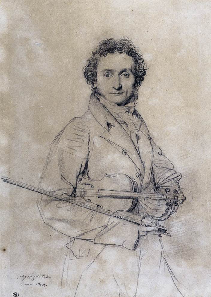 Portrait of Niccolò Paganini