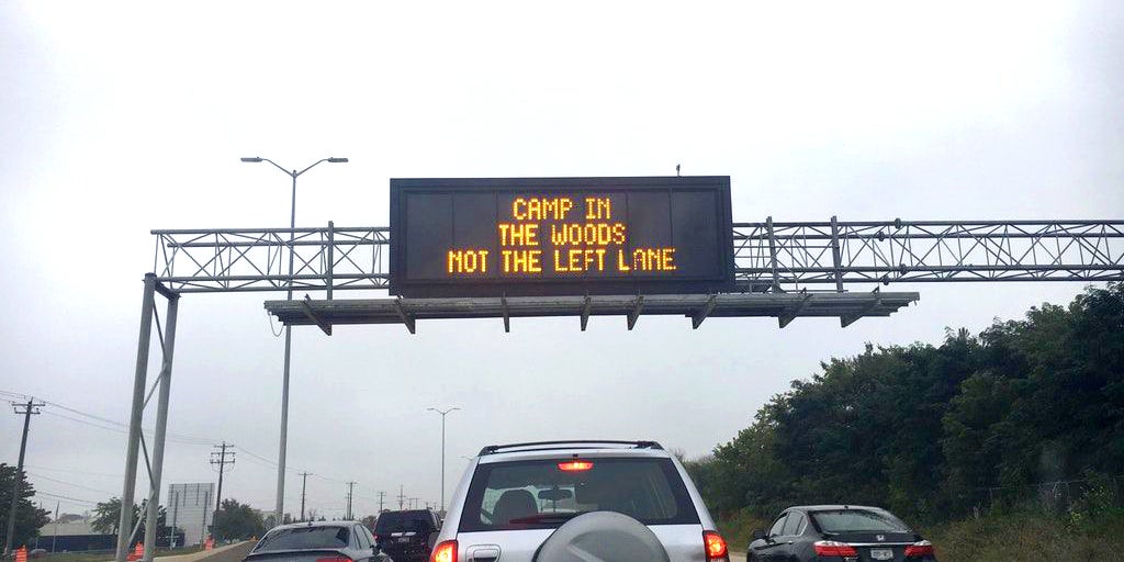 digital billboard message