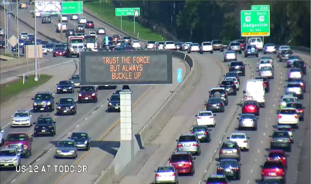 digital billboard message