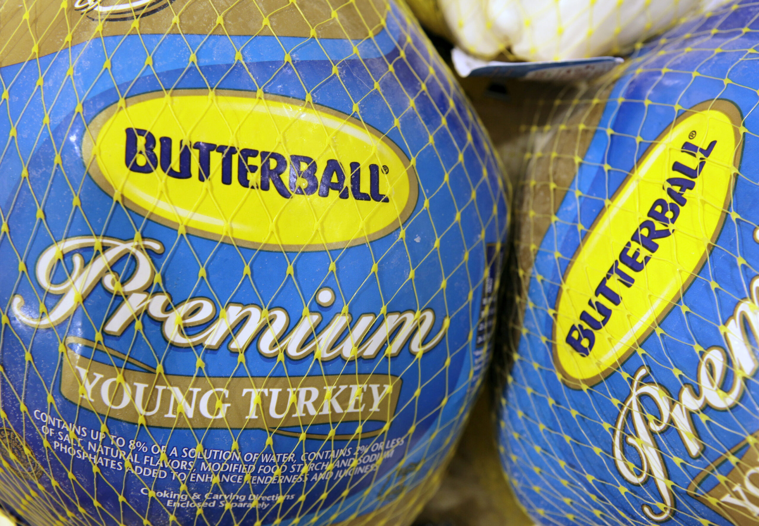 frozen turkey, butterball
