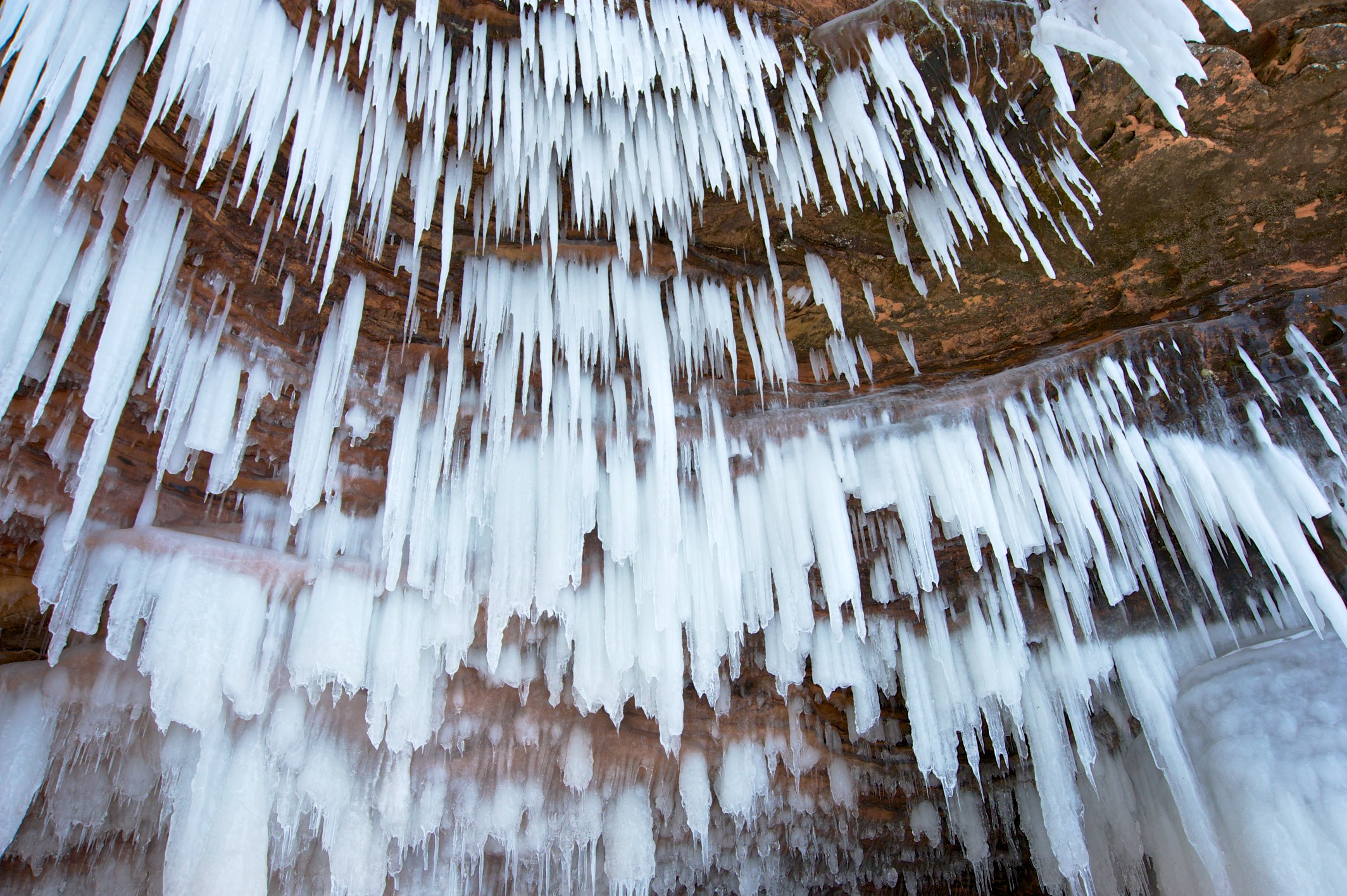 Ice caves in the Apostle Islands, early 2014