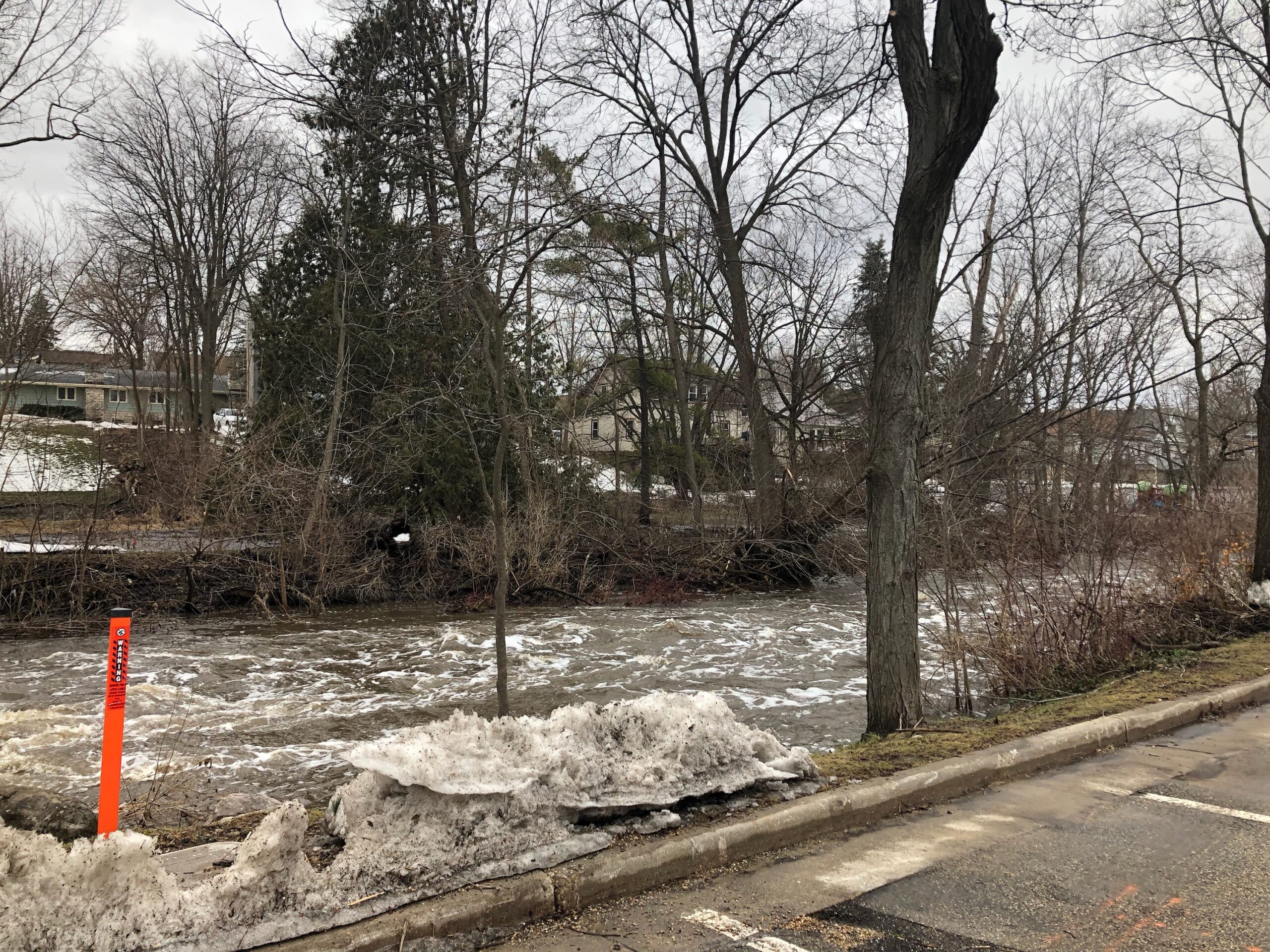 Lodi, flooding, spring creek