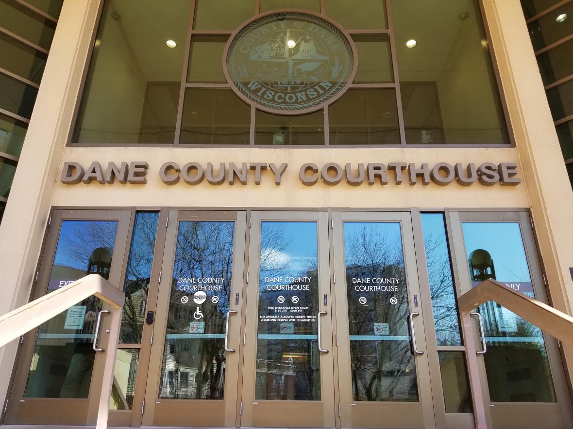 Front of the Dane County Courthouse