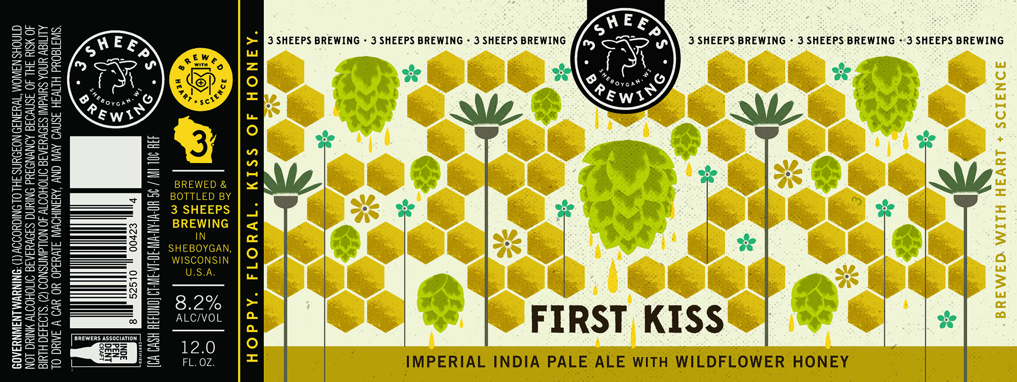 3 Sheeps Brewing Company's First Kiss