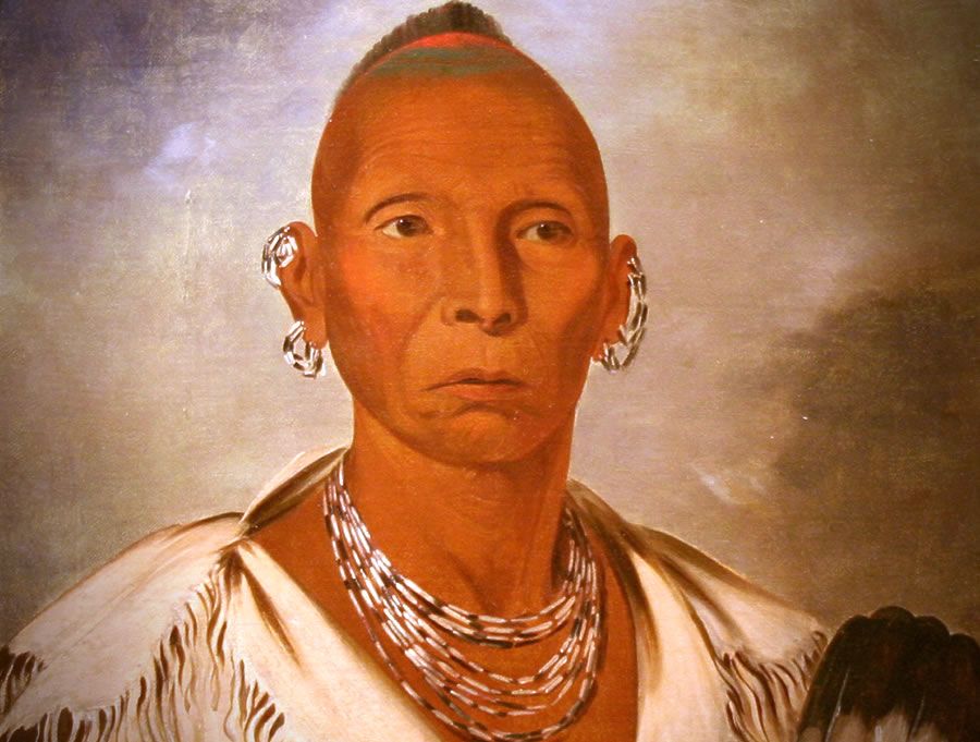 Painting of Black Hawk