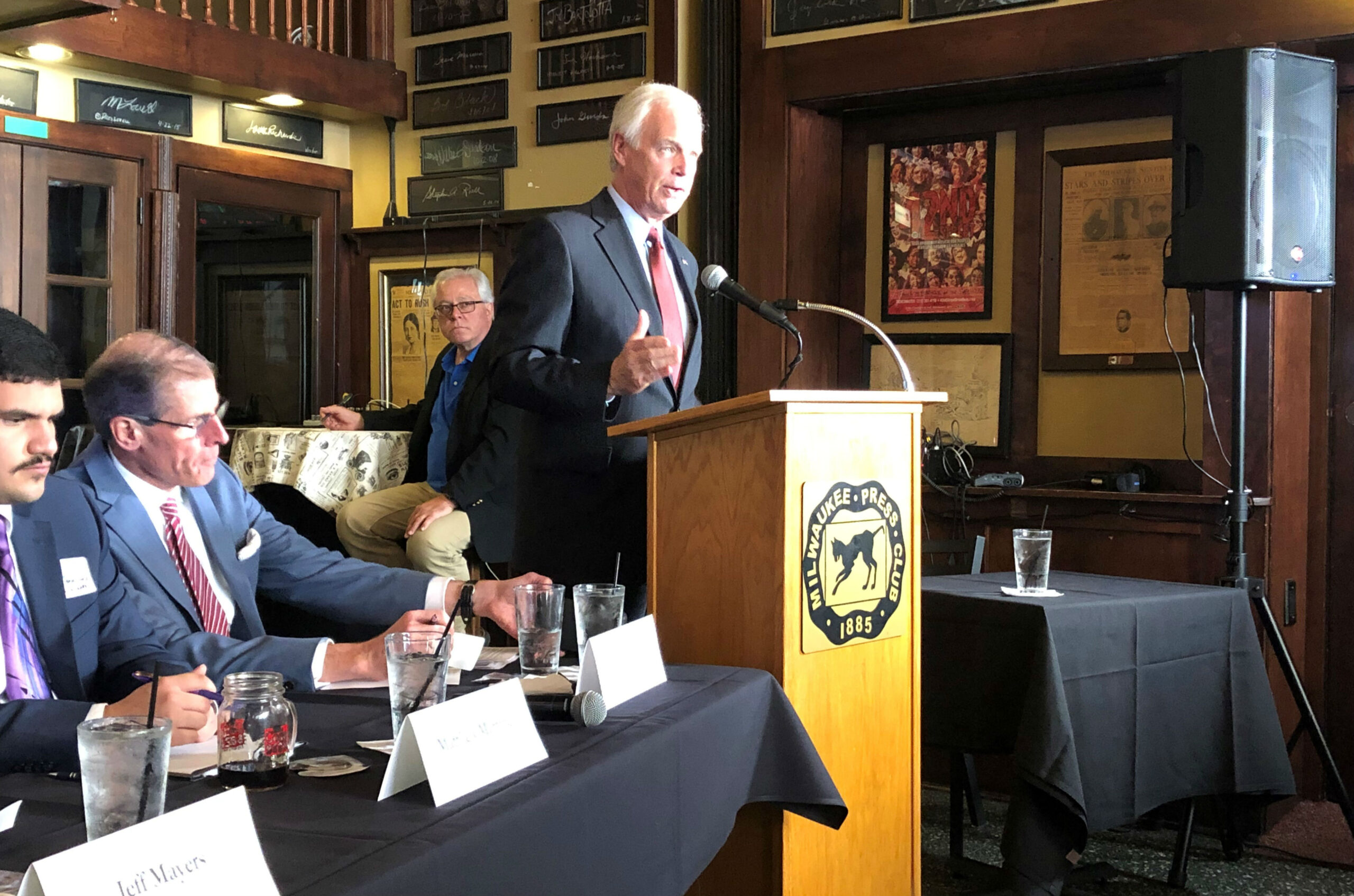 Ron Johnson, Milwaukee Press Club, May 2019