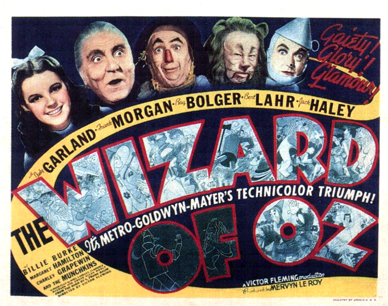 Poster from the movie The Wizard of Oz