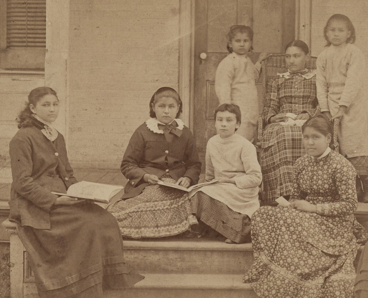 Students at the Carlisle Indian Industrial School