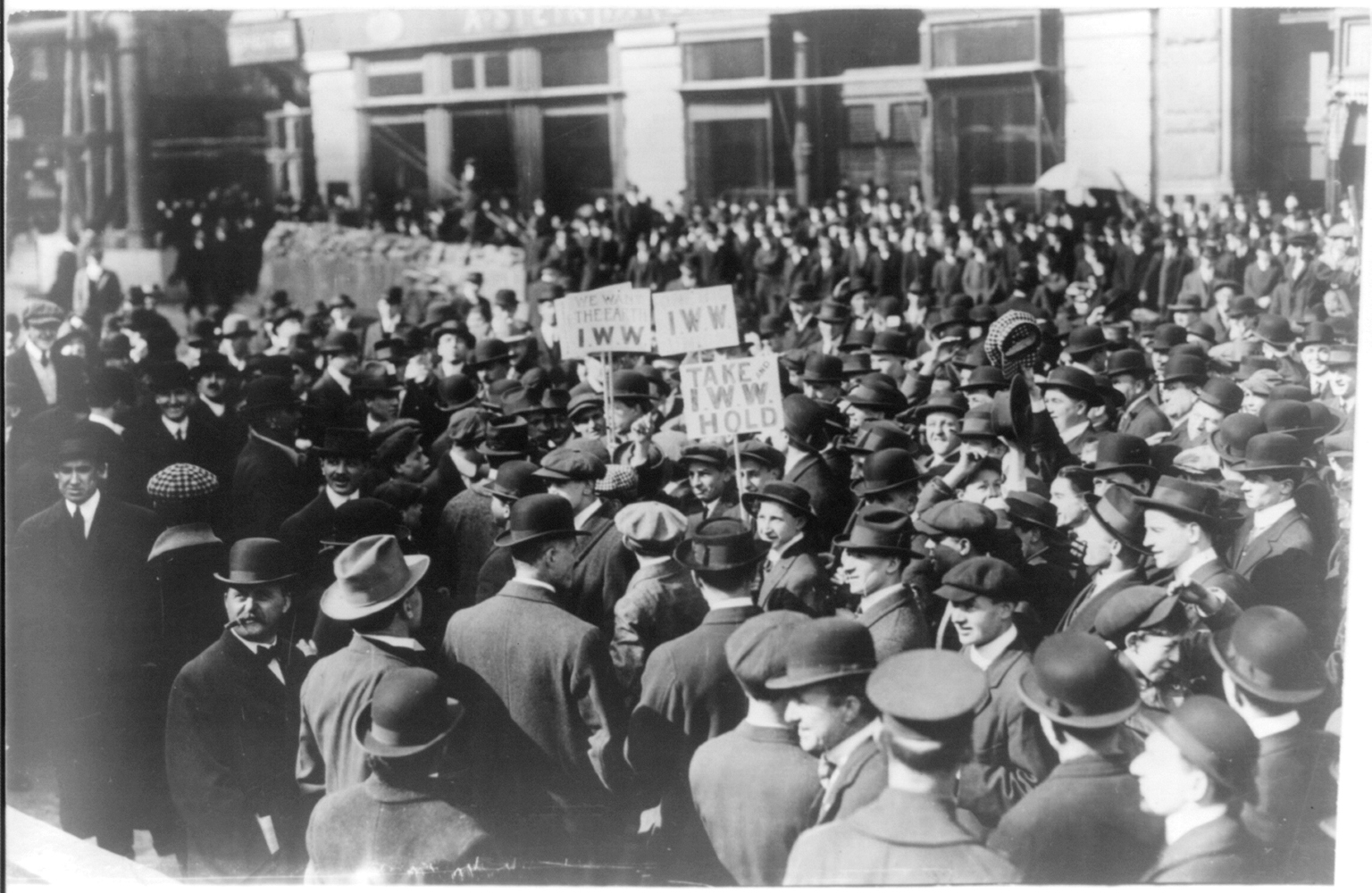 Industrial Workers of the World demonstration in 1914