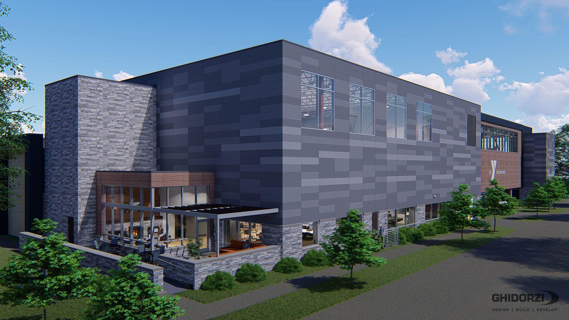 Rendering of Woodson YMCA expansion