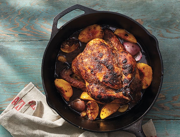 peach bourbon roasted chicken, Belinda Smith-Sullivan