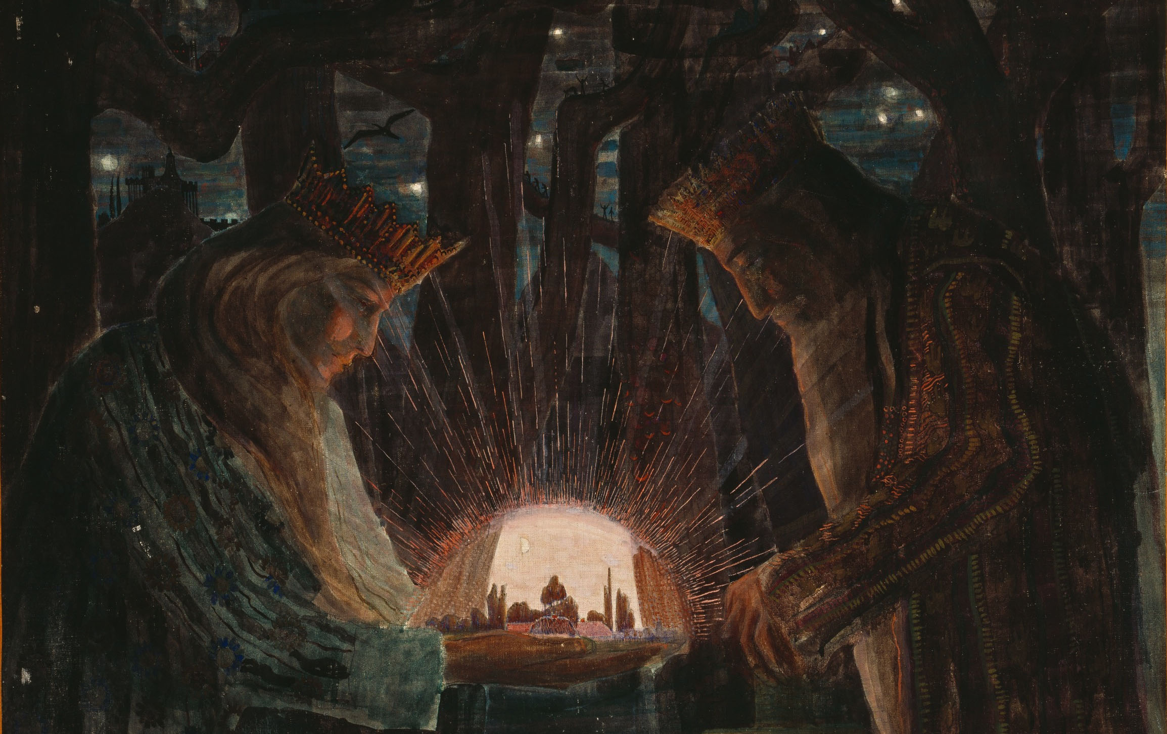 Kings' Fairy Tale, 1909, by Mikalojus Konstantinas Čiurlionis