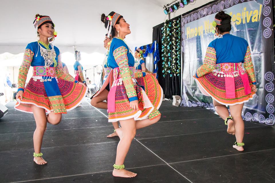 Dancers at Hmong Wausau Festival