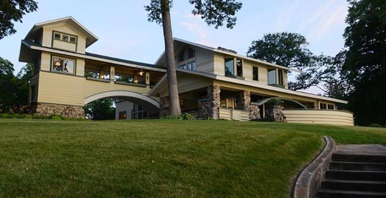 The Frank Lloyd Wright designed summer estate called Penwern