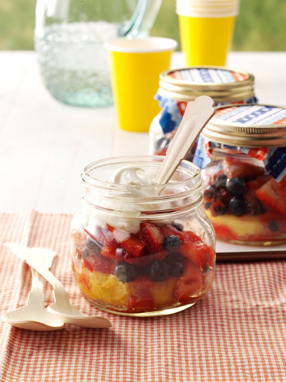 Berry shortcakes, taste of home