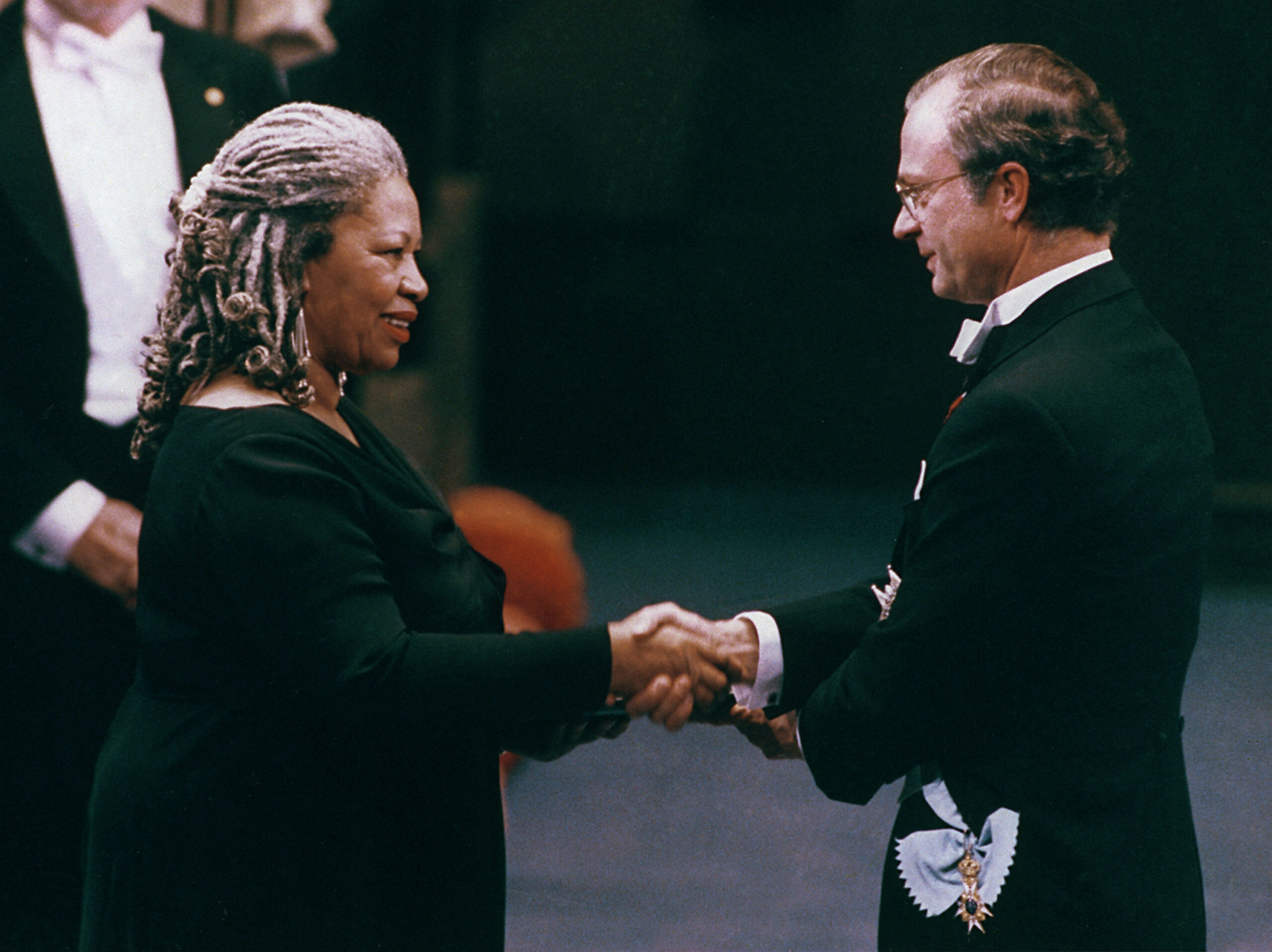 Toni Morrison receives the Nobel Prize