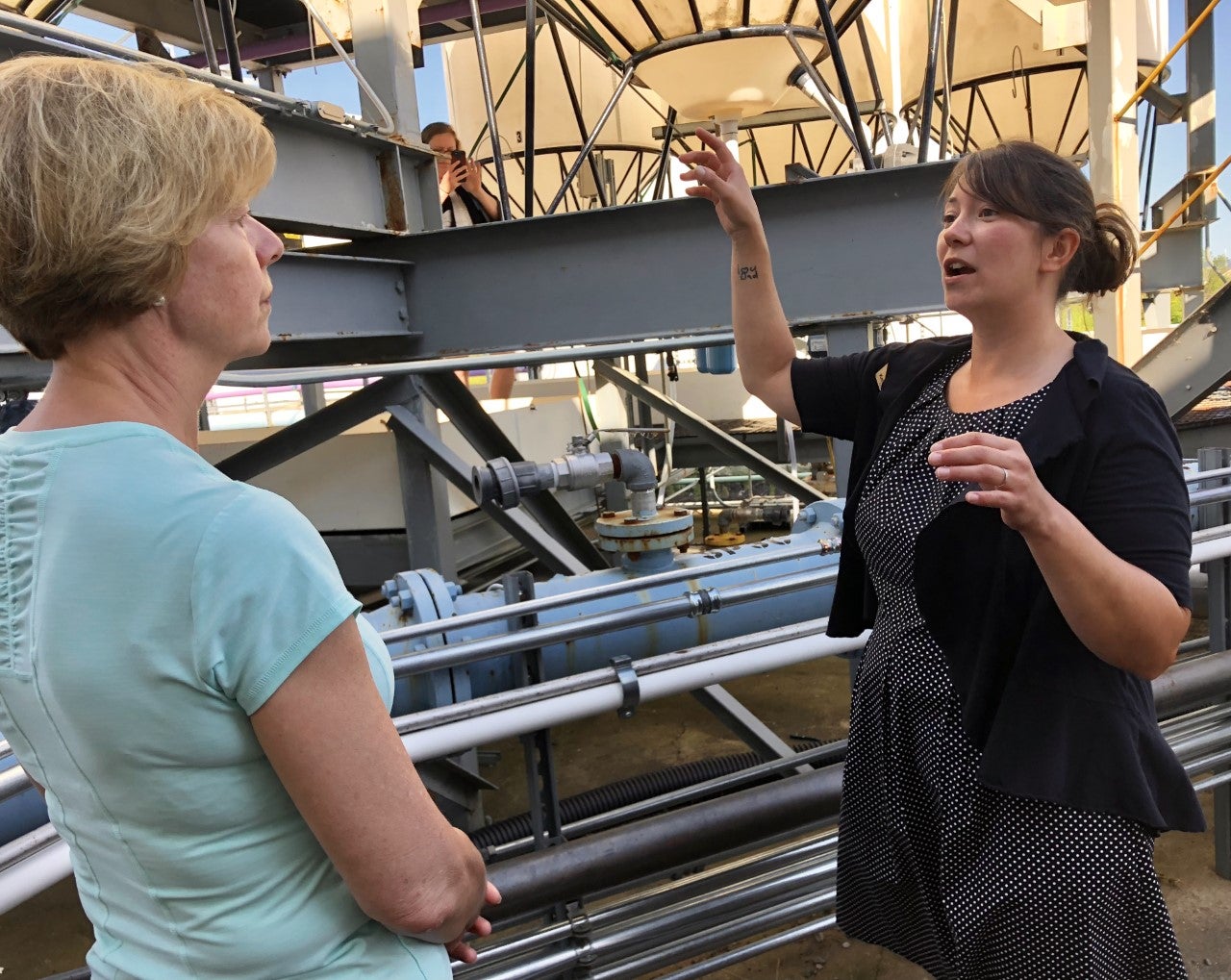 Kelsey Prihoda explains ballast water treatment testing